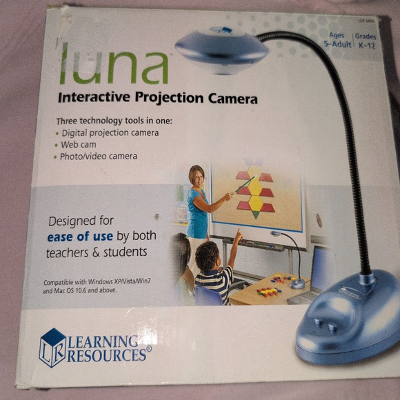 Learning Resources Luna Interactive Projection Camera Blue - Picture 1 of 5
